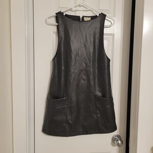 btween Charcoal Sleeveless Mini Dress
